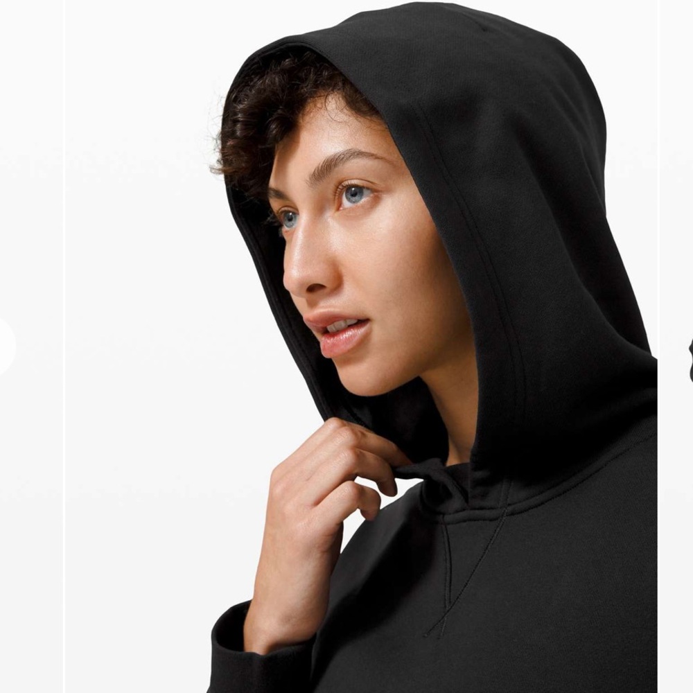 lululemon All Yours Hoodie Terry Black‎ Sz 4